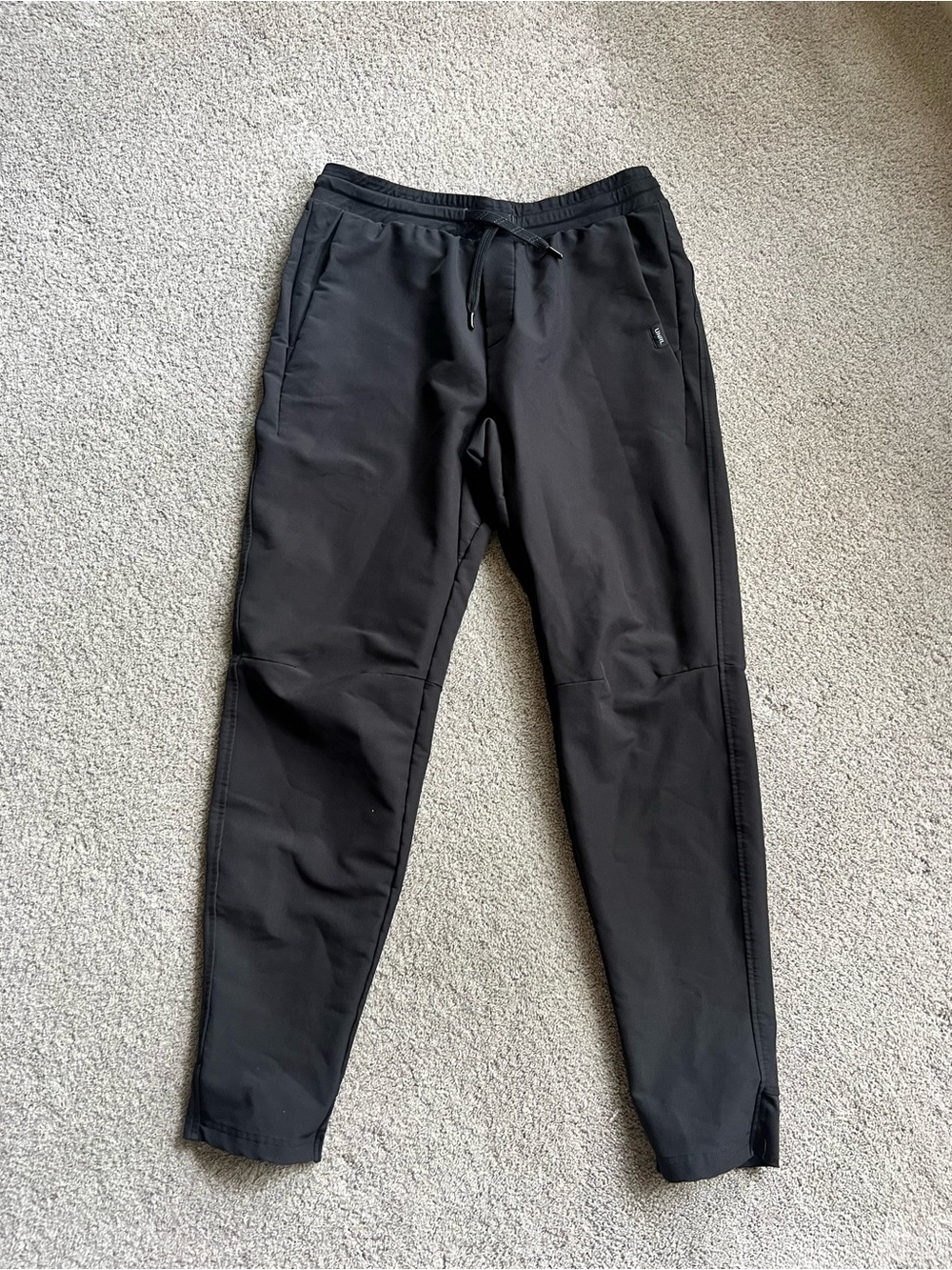 UNRL Apex Pants Mens Size M Black Performance Tapered Stretch Slim Joggers